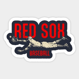 Red Sox Vintage Catch Sticker